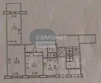 3-к кв. Новосибирская область, Новосибирск Полтавская ул., 47 (60.0 м) - Фото 1
