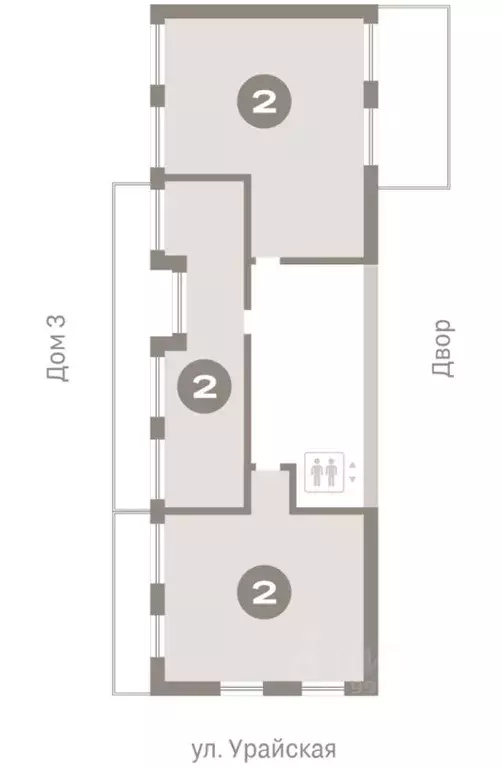 3-к кв. Тюменская область, Тюмень ул. Муравленко, 9/2 (143.53 м) - Фото 2