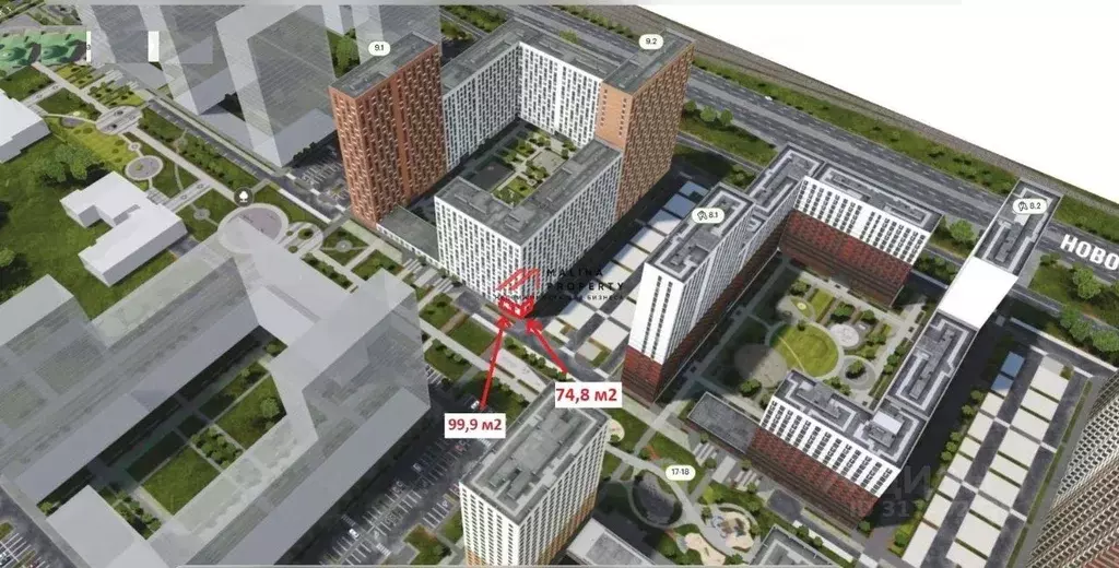 Торговая площадь в Московская область, Котельники Парковый мкр, Белая ... - Фото 0