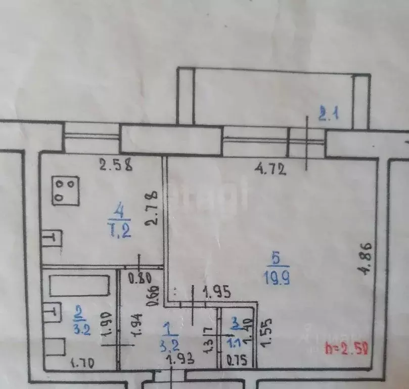 1-к кв. Забайкальский край, Чита Баргузинская ул., 30 (36.7 м) - Фото 2