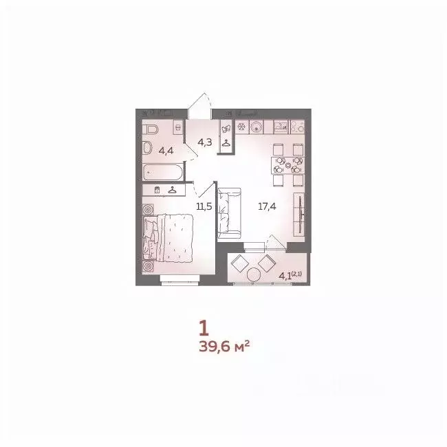 1-к кв. Волгоградская область, Волгоград пос. Ангарский, Романовъ ... - Фото 1