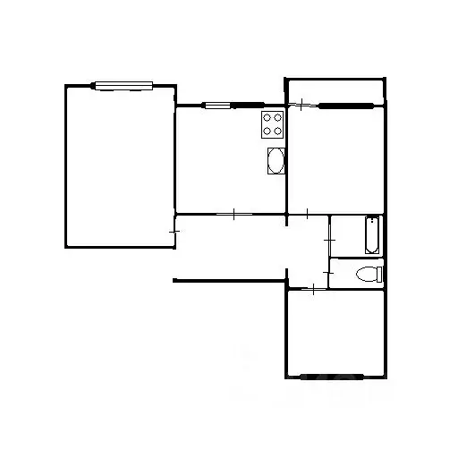 1-к кв. Московская область, Ступино городской округ, с. Верзилово, ... - Фото 2