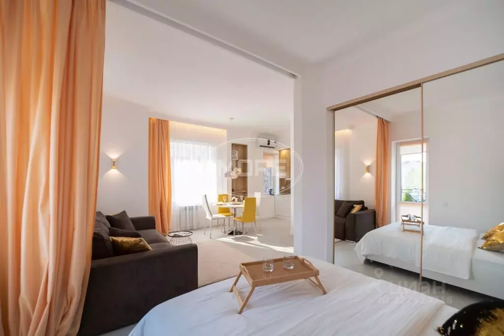 1-к кв. Калининградская область, Зеленоградск ул. Приморская, 2 (37.6 ... - Фото 1