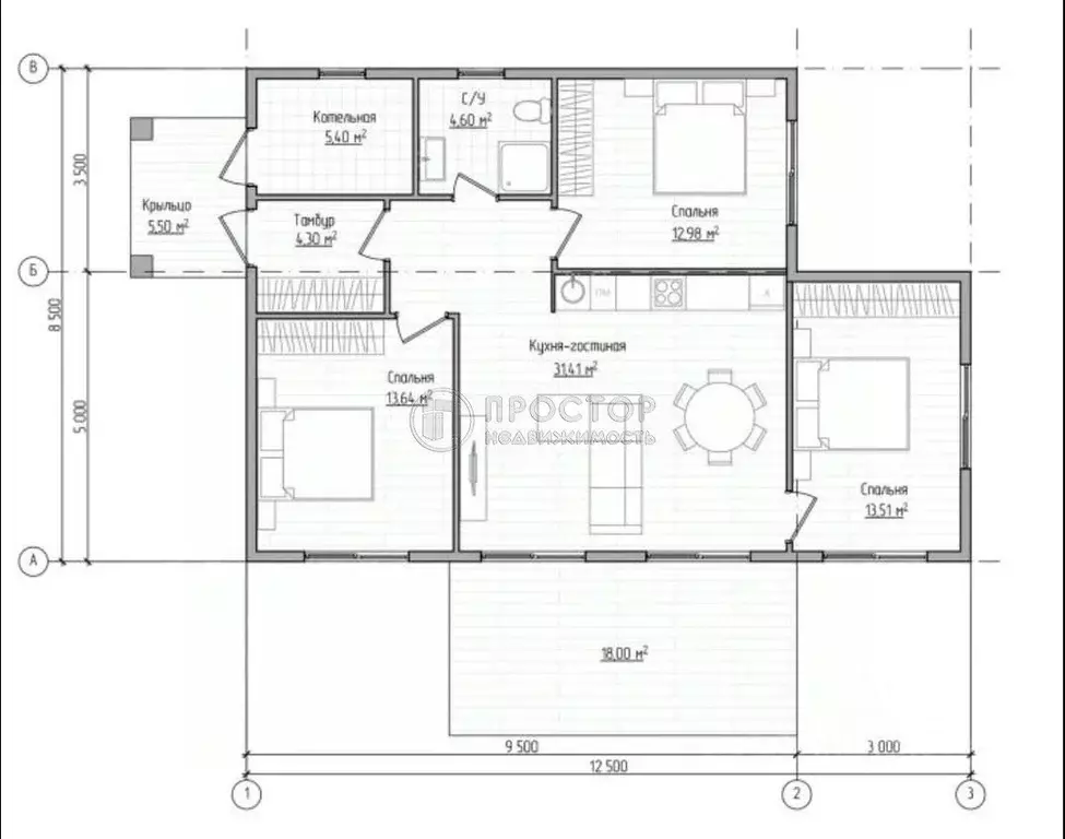 Дом в Московская область, Домодедово Сиеста Южная кп, 59 (100 м) - Фото 1