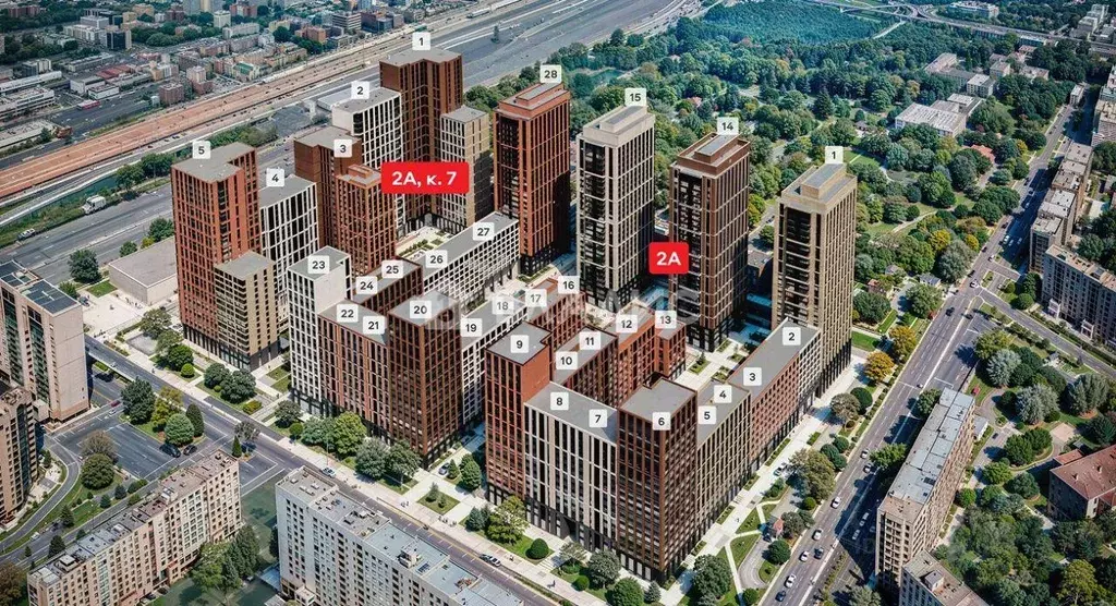 Квартира, 2 комнаты, 66.9 м - Фото 1