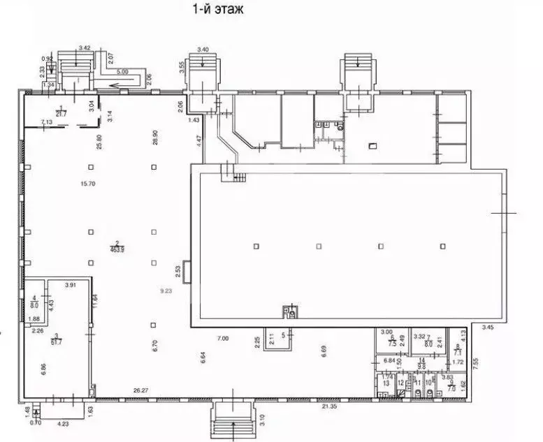 Помещение свободного назначения в Москва Луговой проезд, 11 (612 м) - Фото 2