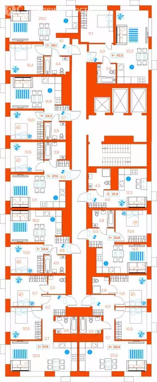 1-комнатная квартира: Тюмень, улица Ветеранов Труда, 36А/3 (37 м) - Фото 1