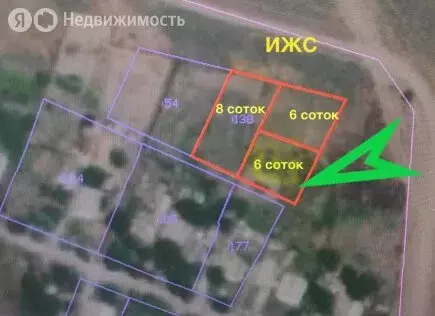 Участок в Славное, Садовая улица, 8А (6 м) - Фото 2