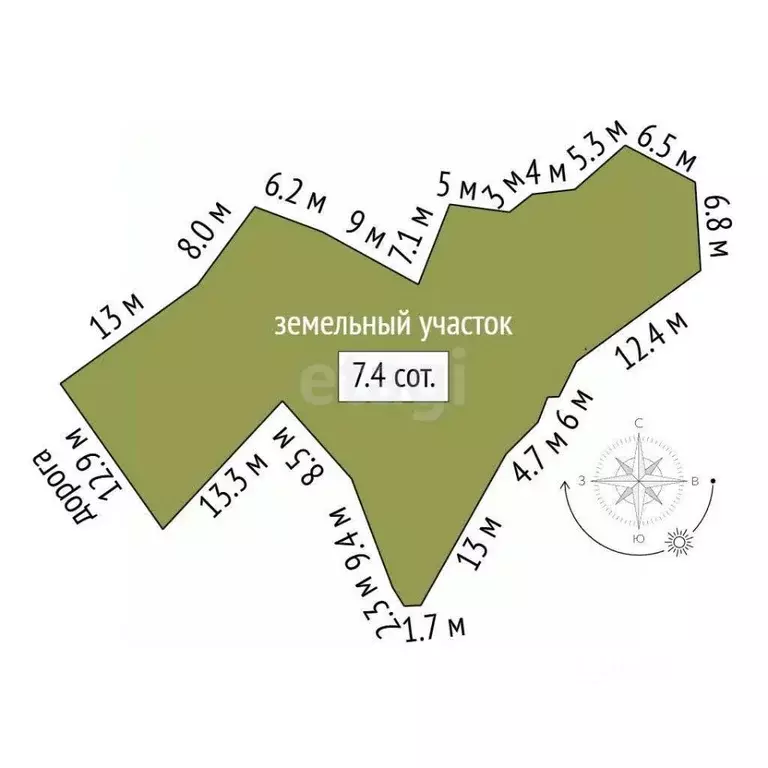 Участок в Крым, Ялта муниципальный округ, Отрадное пгт  (7.3 сот.) - Фото 2