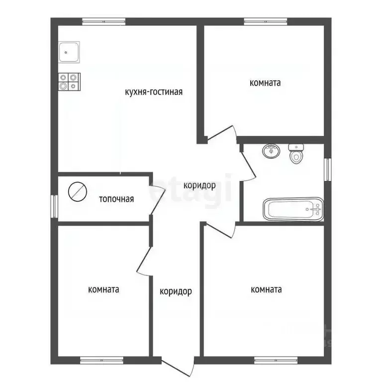 Дом в Воронежская область, Новоусманский район, с. Бабяково Заливной ... - Фото 2