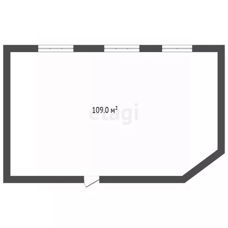 Торговая площадь в Тюменская область, Тюмень ул. Герцена, 64 (109 м) - Фото 1