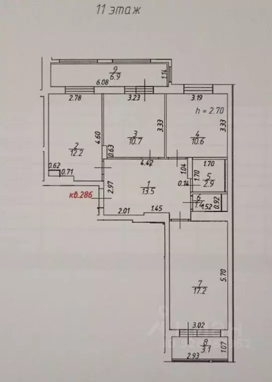 3-к кв. Московская область, Люберцы городской округ, Жилино-1 пгт, 2-й ... - Фото 2