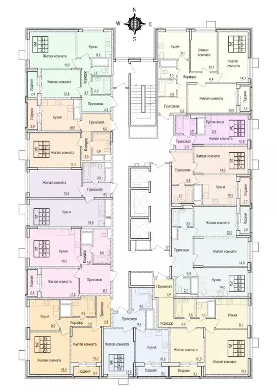 2-к кв. Московская область, Мытищи Медицинская ул., 2Б (54.5 м) - Фото 1