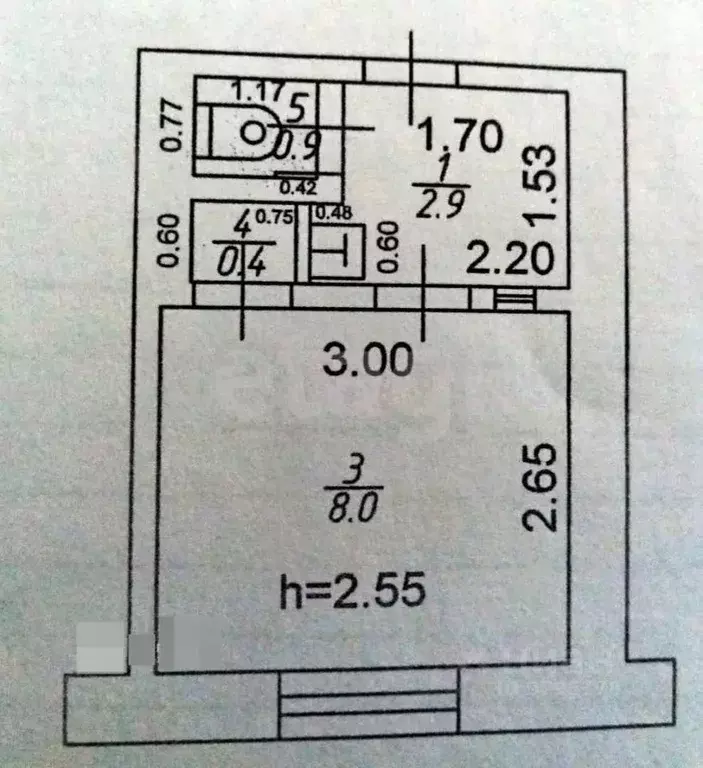 Студия Татарстан, Казань ул. Дежнева, 4к1 (13.0 м) - Фото 1
