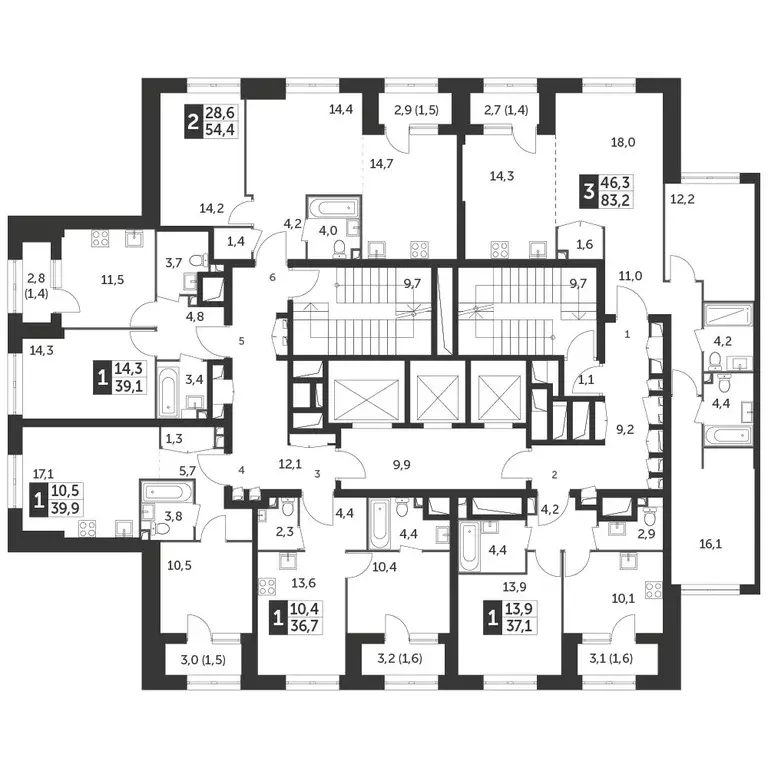 2-к кв. Москва ул. Вильгельма Пика, 1 (54.4 м) - Фото 1