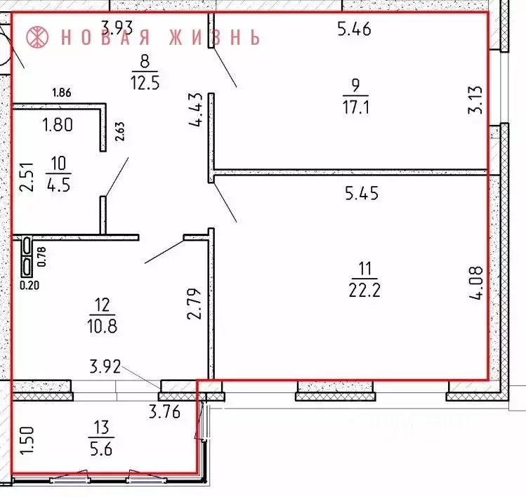 2-к кв. Самарская область, Самара проезд 4-й, 8А (72.7 м) - Фото 0