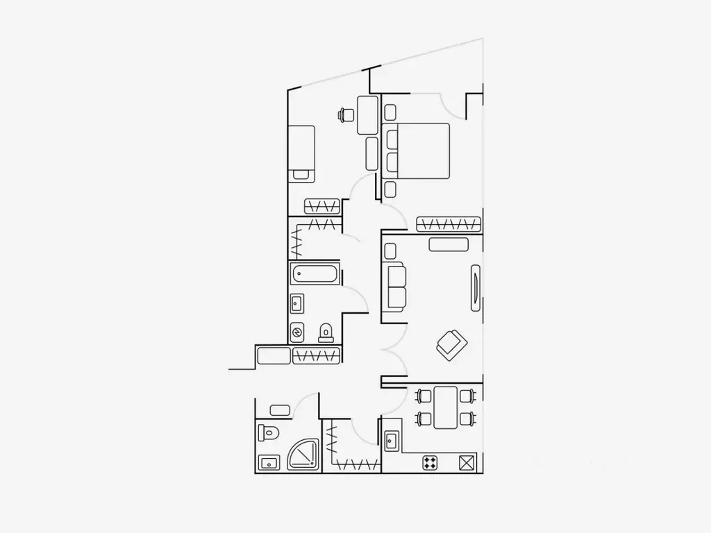 3-к кв. Москва Автозаводская ул., 23Бк2 (85.0 м) - Фото 2