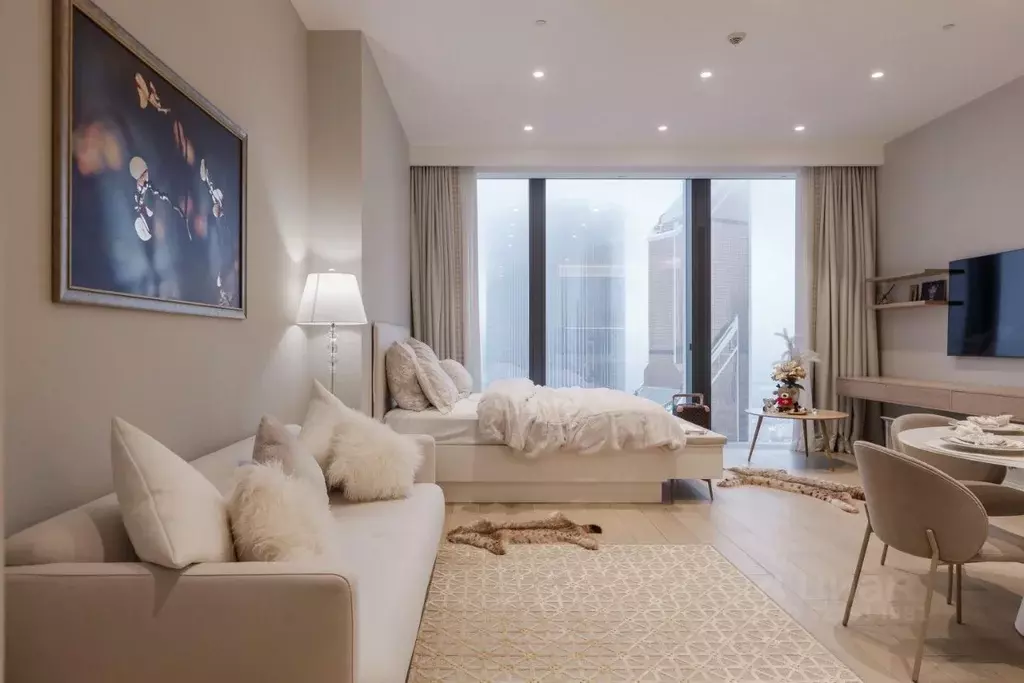 1-к кв. Москва 1-й Красногвардейский проезд, 22 (55.0 м) - Фото 2