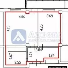 1-комнатная квартира: Тюмень, улица Валентины Трофимовой, 8 (38.2 м) - Фото 1