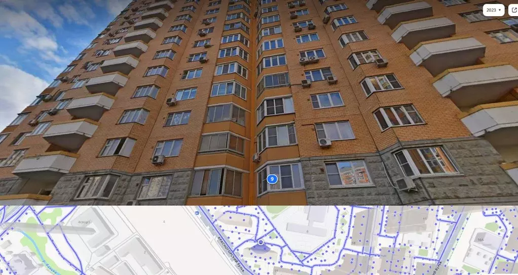 Свободной планировки кв. Московская область, Красногорск бул. ... - Фото 2