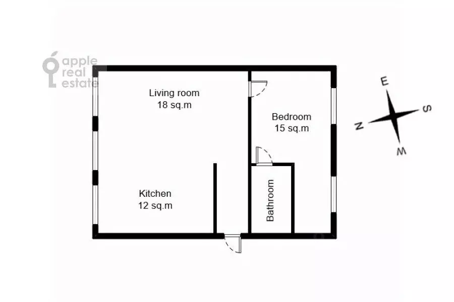 2-к кв. Москва Большая Никитская ул., 35 (55.0 м) - Фото 2