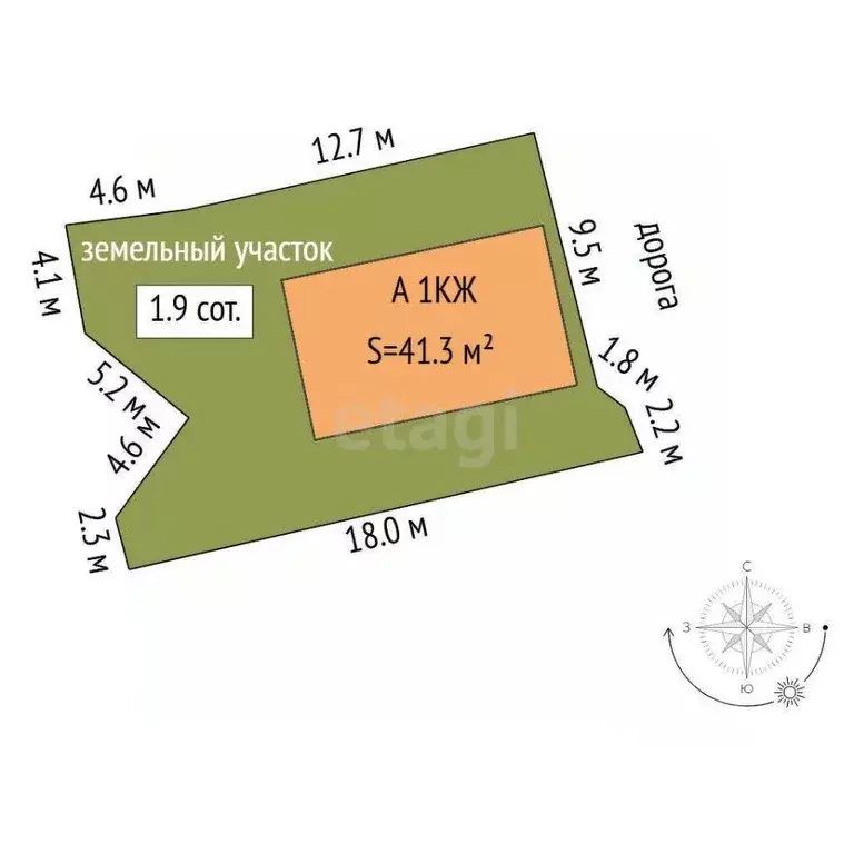 Дом в Тюменская область, Тюмень ул. Революции (41 м) - Фото 2