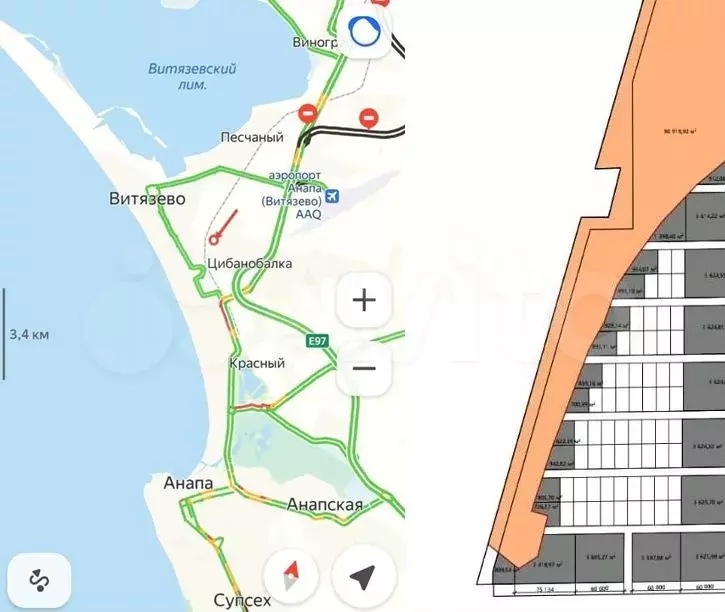 Участок 9,8 га (ИЖС) - Фото 1