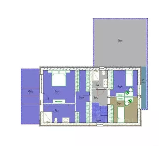 Дом в Ленинградская область, Выборгский район, Первомайское с/пос, ... - Фото 2