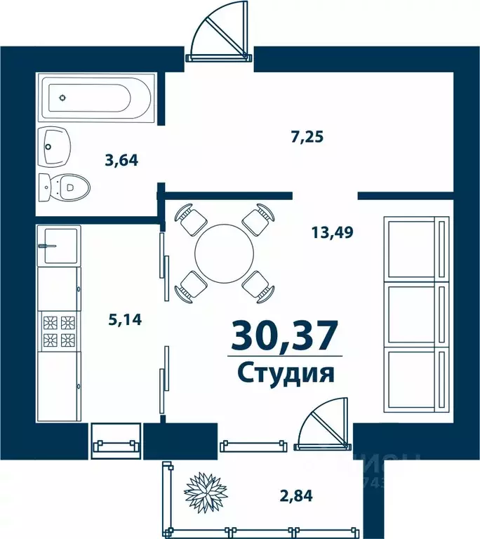 Студия Башкортостан, Уфа городской округ, д. Ветошниково Город Природы ... - Фото 0