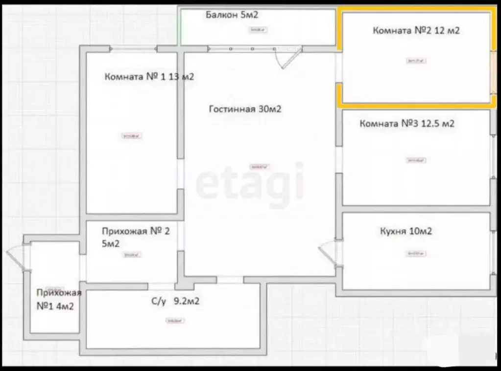 Комната Краснодарский край, Новороссийск ул. Куникова, 94 (11.9 м) - Фото 2