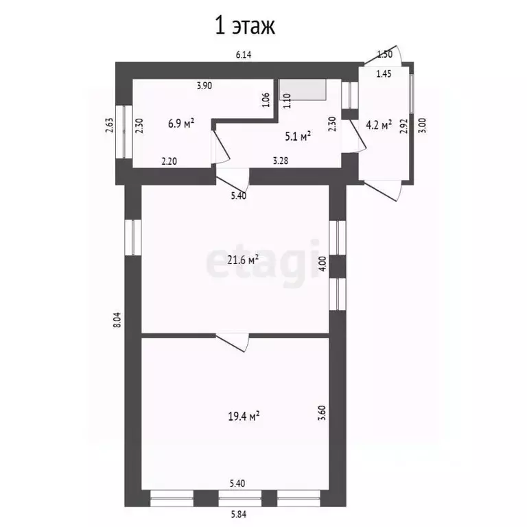 Дом в Тюменская область, Тюмень Актюбинский пер. (92 м) - Фото 2