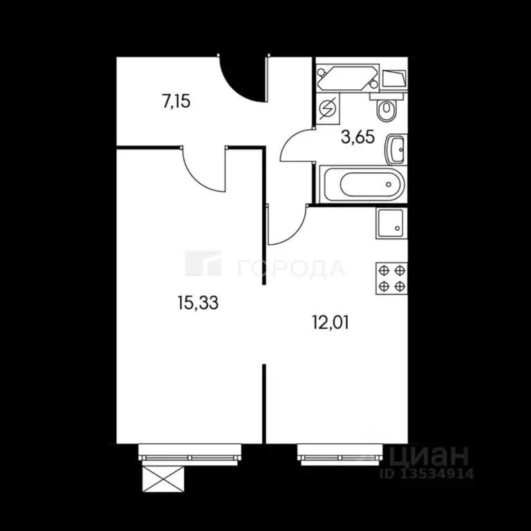 2-к кв. Алтайский край, Новоалтайск ул. Анатолия, 37 (47.9 м) - Фото 2