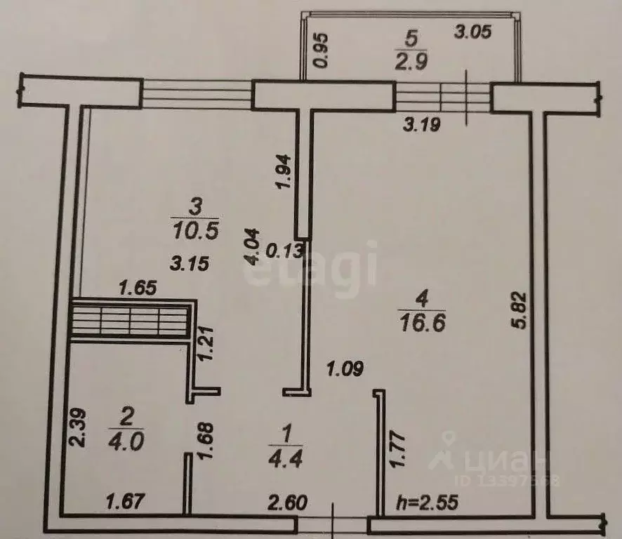 1-к кв. Тверская область, Калининский муниципальный округ, д. Батино ... - Фото 2