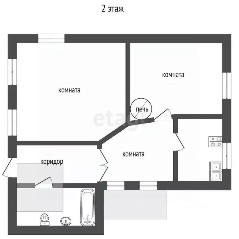 Дом в Ставропольский край, Лермонтов городской округ, с. Острогорка ... - Фото 2