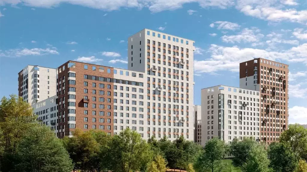 2-к кв. Татарстан, Казань Ку на Кулагина жилой комплекс (60.45 м) - Фото 1