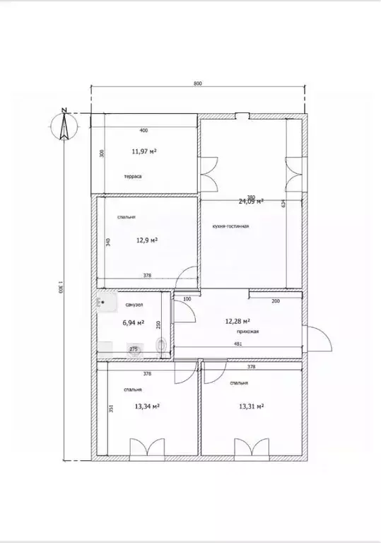 Дом в Краснодарский край, Анапа муниципальный округ, Гостагаевская ... - Фото 2