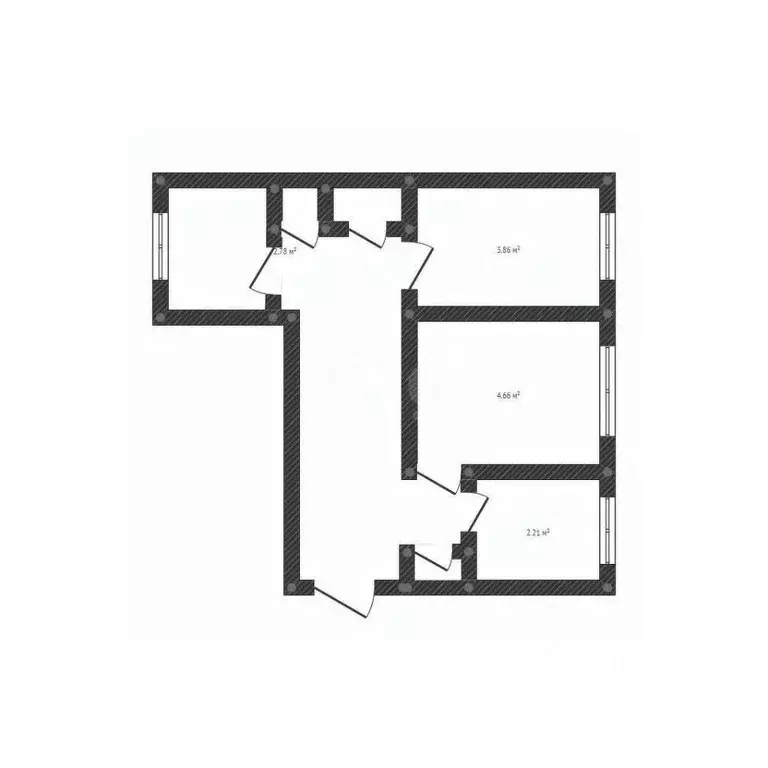 3-к кв. Иркутская область, Ангарск 277-й кв-л, 17 (68.5 м) - Фото 2