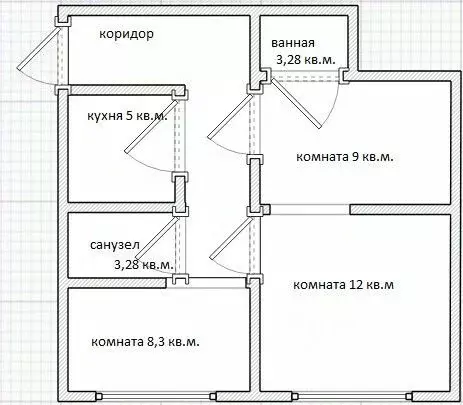 2-к кв. Челябинская область, Челябинск ул. Братьев Кашириных, 72 (47.1 ... - Фото 1