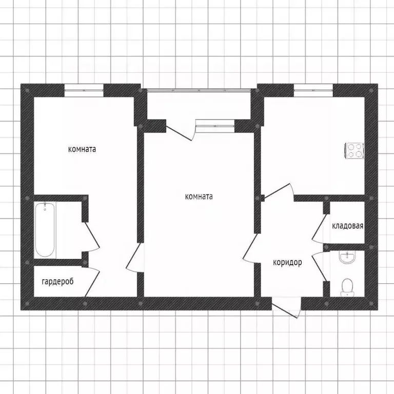 2-к кв. Свердловская область, Нижний Тагил Газетная ул., 86 (52.9 м) - Фото 1