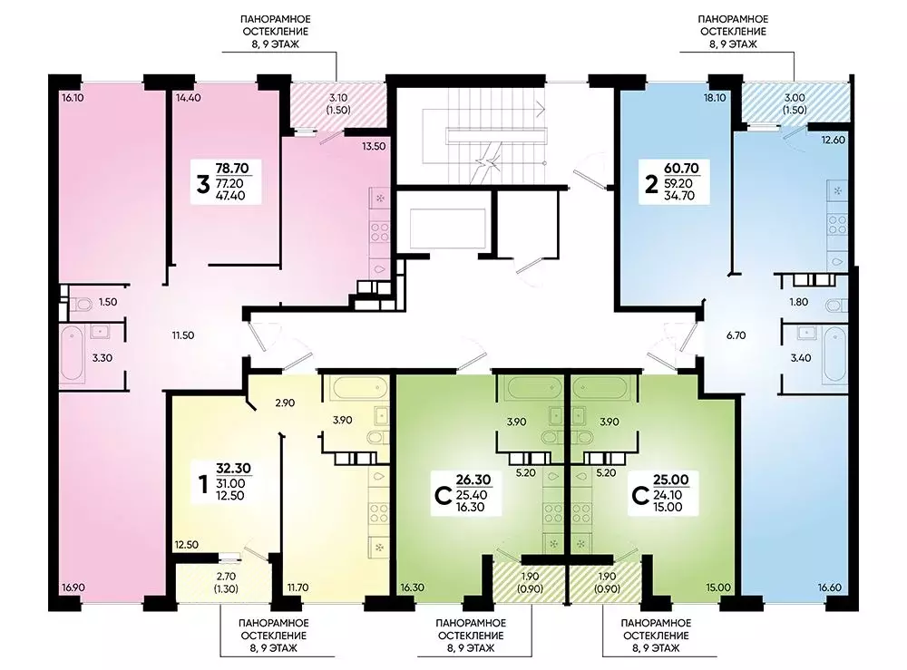 2-к кв. Краснодарский край, Краснодар ул. Доблести, 8 (60.7 м) - Фото 2