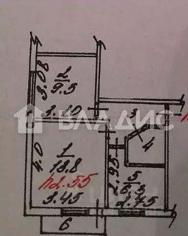 2-к кв. Белгородская область, Белгородский район, Северный городское ... - Фото 1