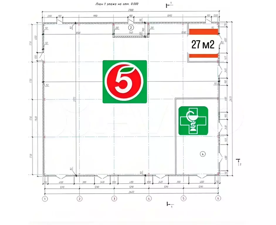 Торговая площадь в Ленинградская область, Сланцы ул. Ломоносова, 77 ... - Фото 1