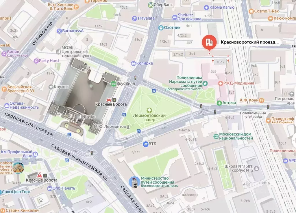 Помещение свободного назначения в Москва Красноворотский проезд, 3С1 ... - Фото 2