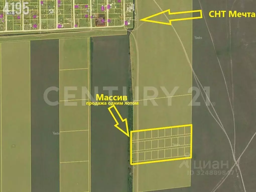 Участок в Крым, Сакский район, Суворовское с/пос, Мечта СНТ ул. ... - Фото 2