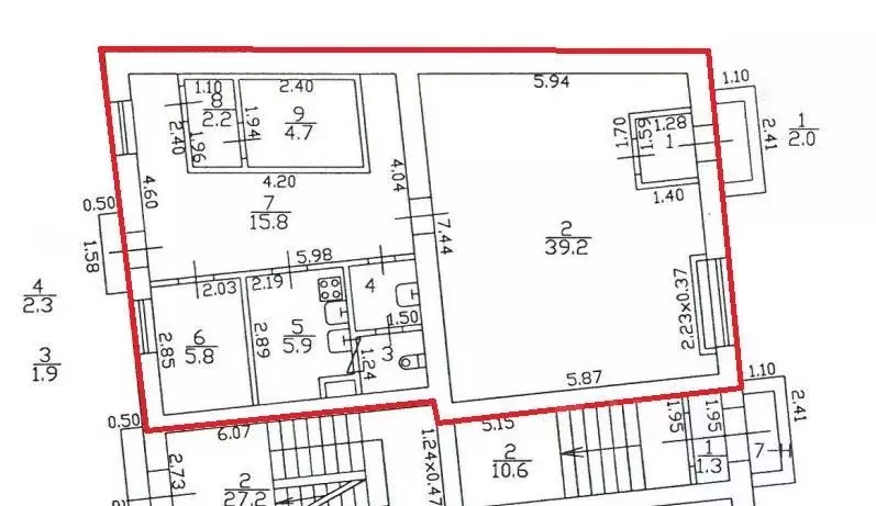 Помещение свободного назначения в Санкт-Петербург просп. Обуховской ... - Фото 2