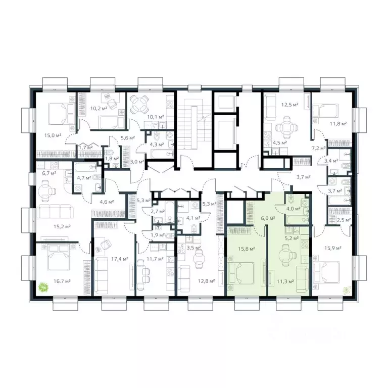 2-к кв. Приморский край, Владивосток Дом на Востоке жилой комплекс, ... - Фото 2