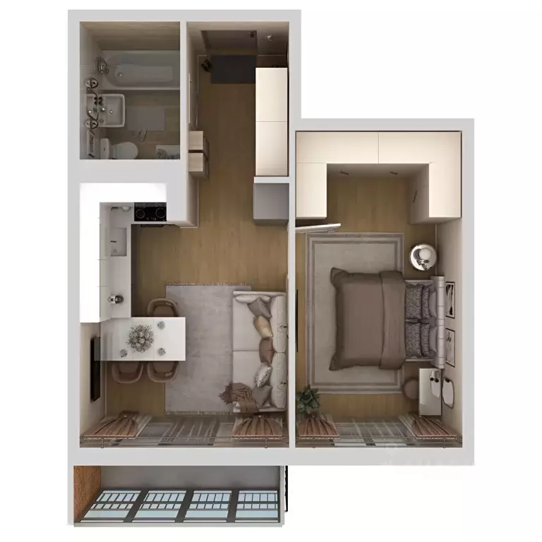 2-к кв. Пермский край, Пермь ул. Капитана Гастелло, 15 (39.8 м) - Фото 2