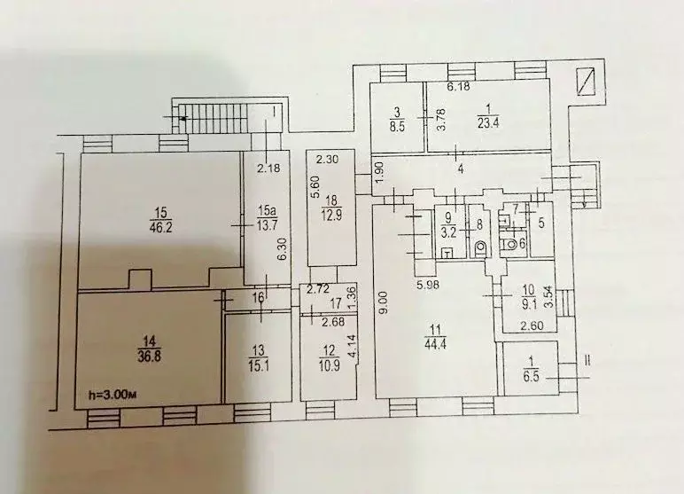 Помещение свободного назначения в Москва 2-я Черногрязская ул., 10 ... - Фото 0