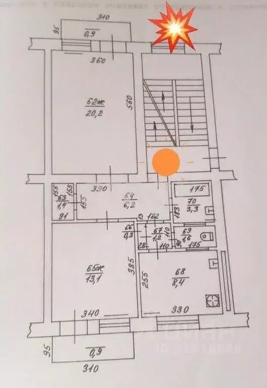 2-к кв. Калининградская область, Калининград Ленинский просп., 59 ... - Фото 2