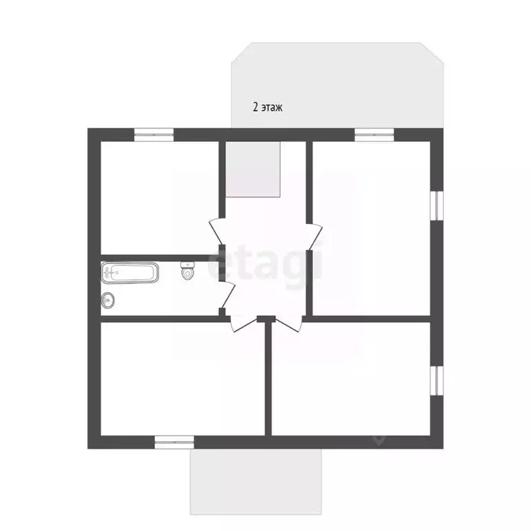 Дом в Тюменская область, Тюменский муниципальный округ, д. Зубарева ... - Фото 2